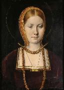 Michiel Sittow Young Catherine of Aragon Spain oil painting artist